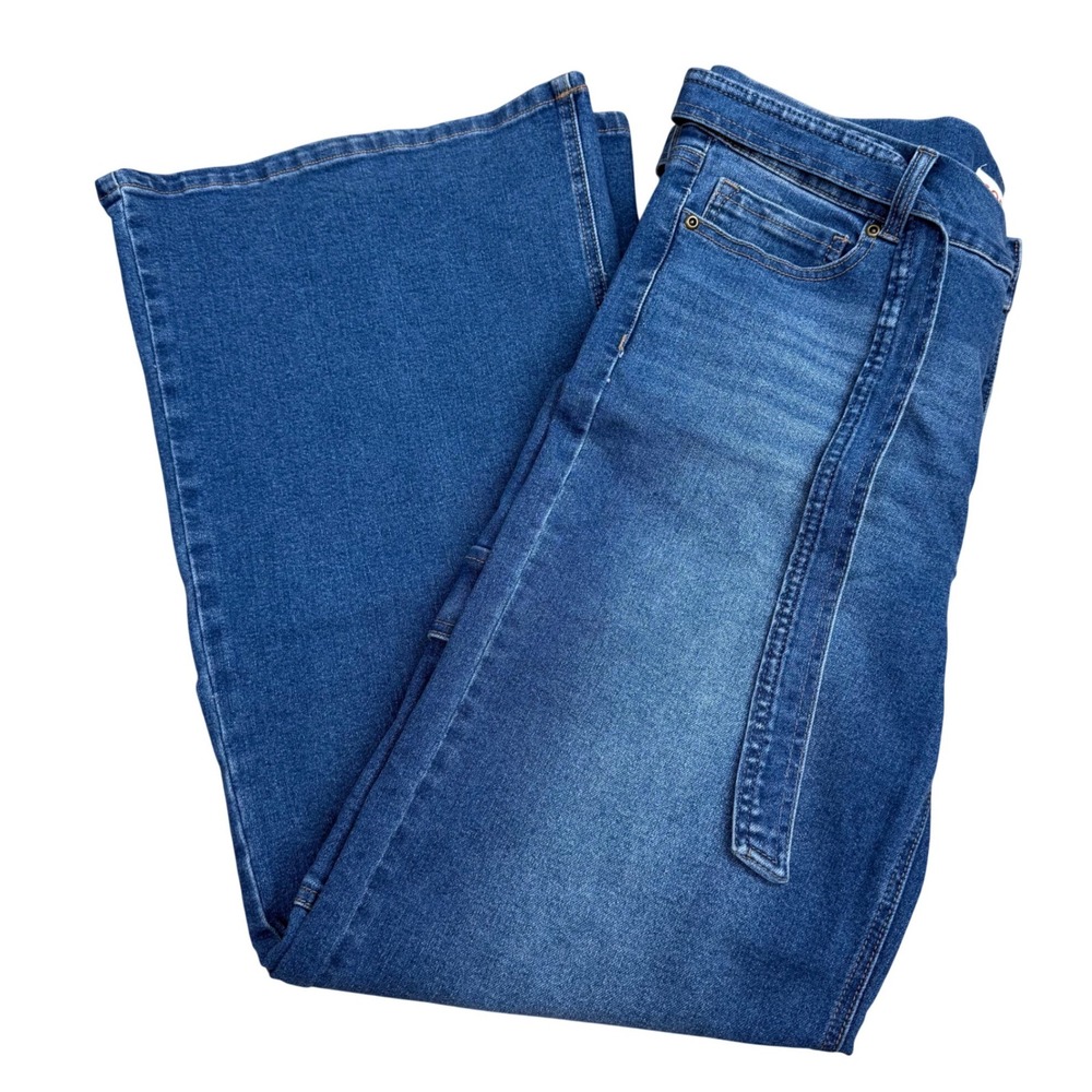 Sofia Margot Wide Leg Jeans Women 16
Blue High Waist Chic Boho Office Casual